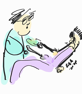 연성방광내시경 검사하는 모습</br>별로 아프지 않아요!